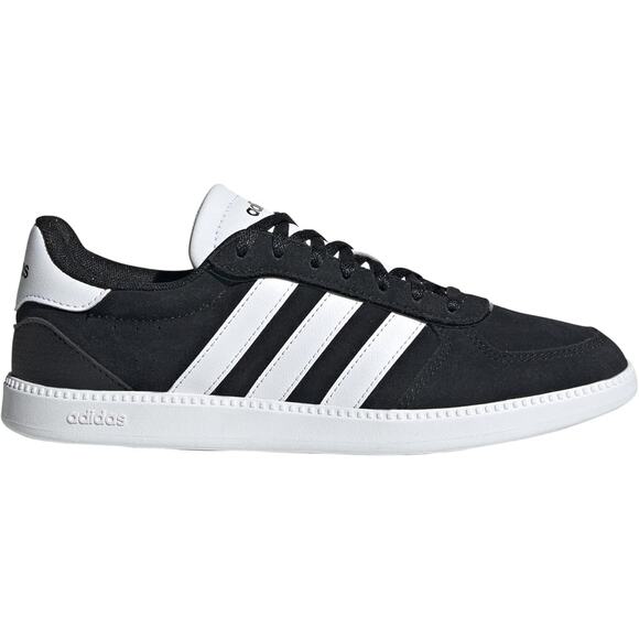 NWT adidas Women’s Breaknet Sleek Sneaker Black/White/Black – Size 10 - Picture 2 of 7